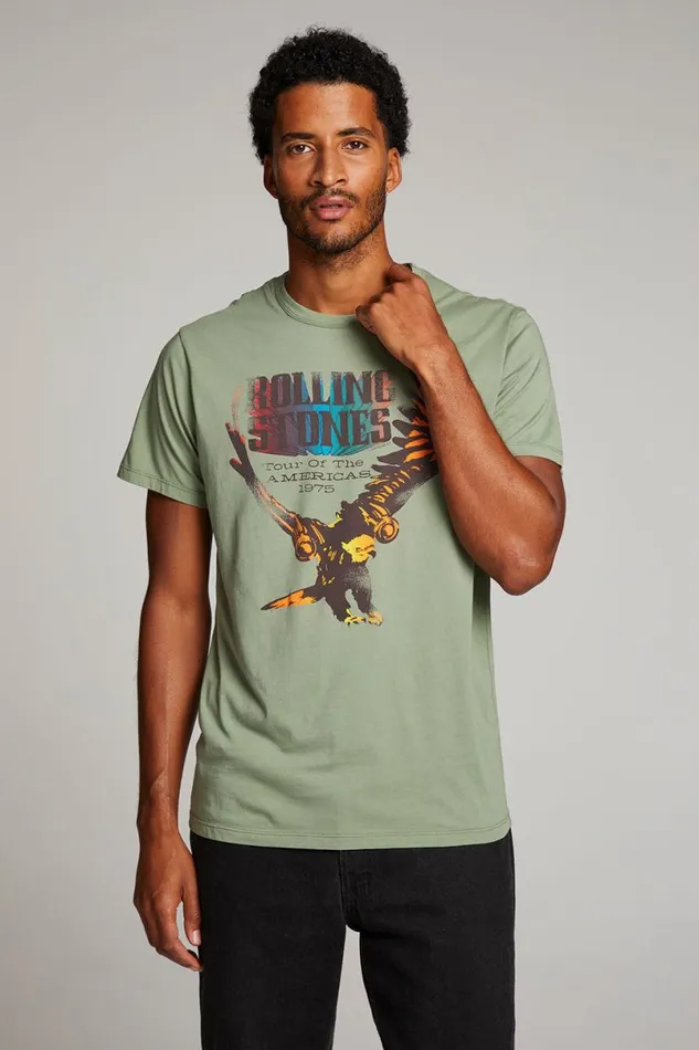 WomensMens Music Chaser Brand Rolling Stones Tour Of The Americas Mens Tee