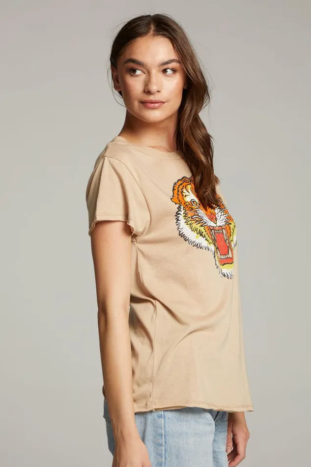 Womens Music Chaser Brand Tiger Tee