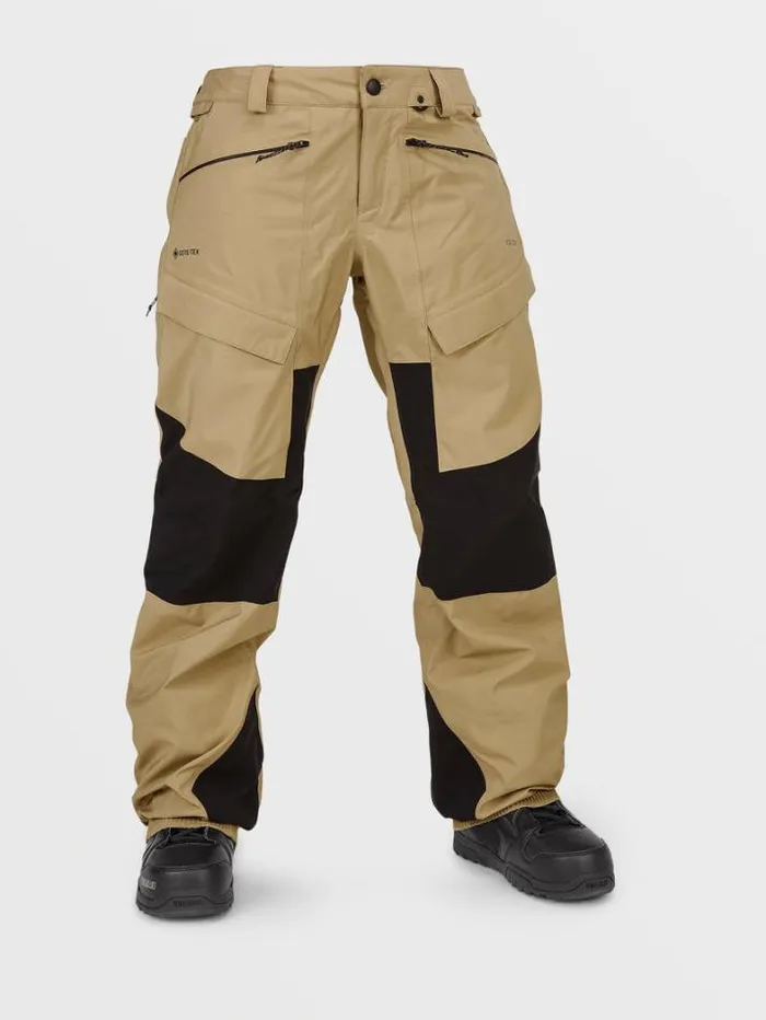 Womens Pants Volcom VCo At Stretch GoreTex Pants 8211 Dark Khaki