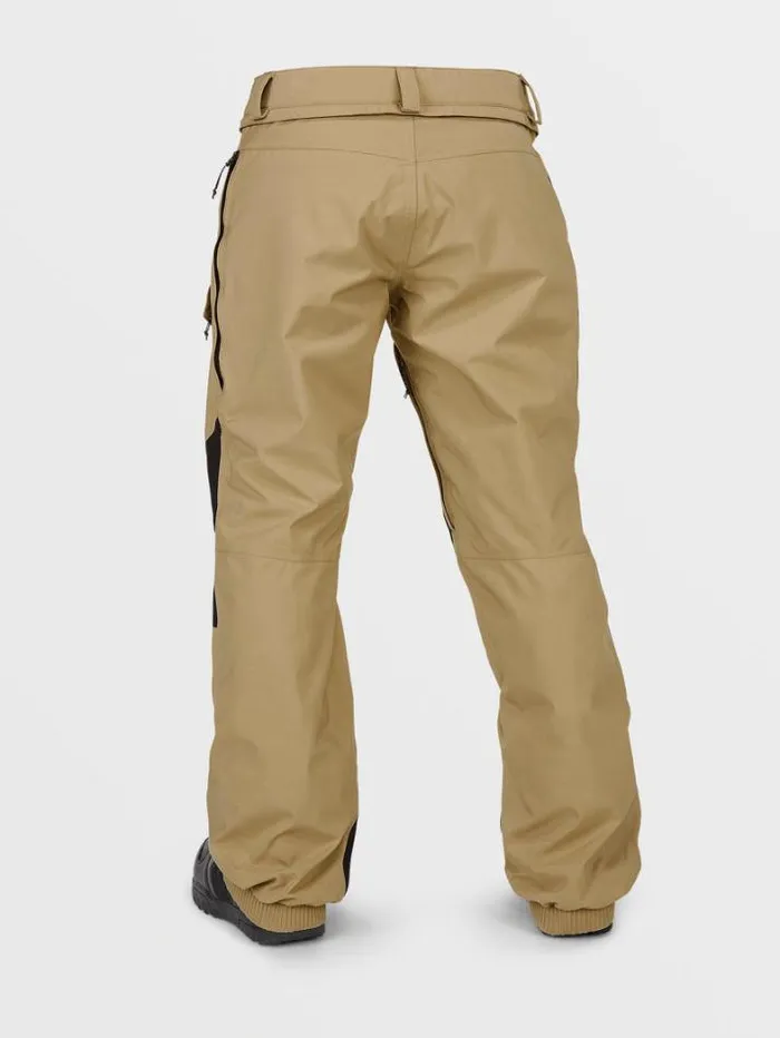 Womens Pants Volcom VCo At Stretch GoreTex Pants 8211 Dark Khaki