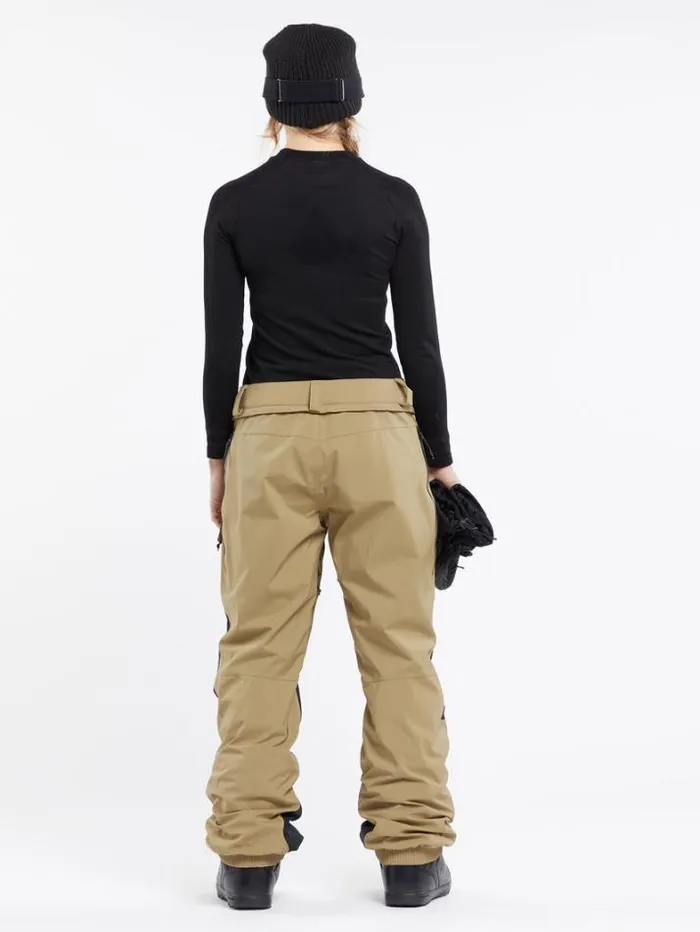 Womens Pants Volcom VCo At Stretch GoreTex Pants 8211 Dark Khaki