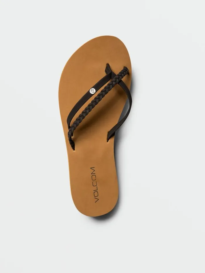 Womens Sandals Volcom Thrills II Sandal 8211 Black