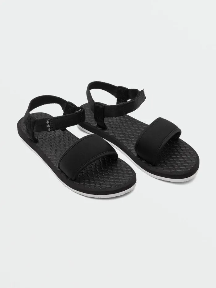 Womens Sandals Volcom VCo Trail Sandals 8211 Black