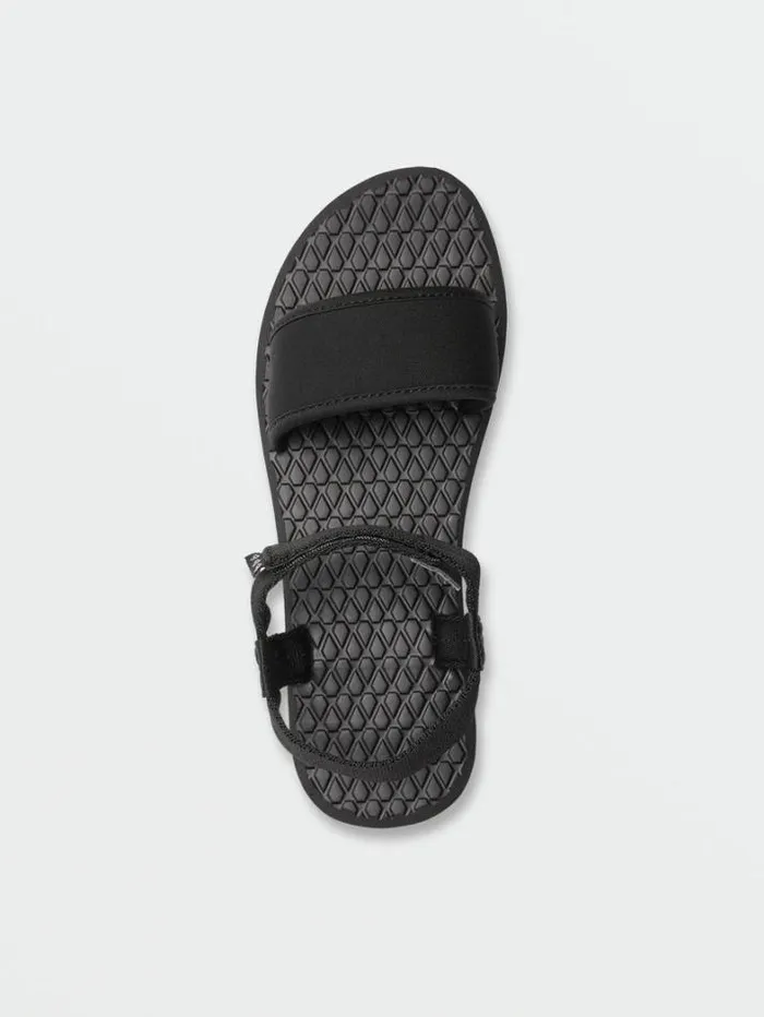 Womens Sandals Volcom VCo Trail Sandals 8211 Black