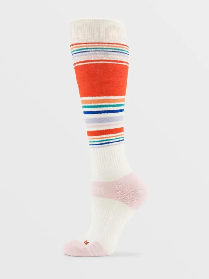 Womens Socks Volcom Tundra Tech Socks 8211 White