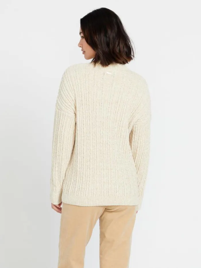 Womens Sweaters and Cardigans Volcom Xcape The Noise Sweater 8211 Cloud