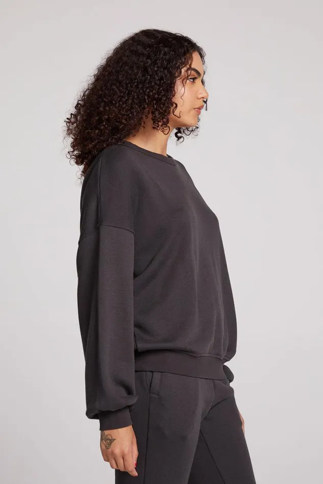 Womens Tops Chaser Brand Alonzo Licorice Pullover