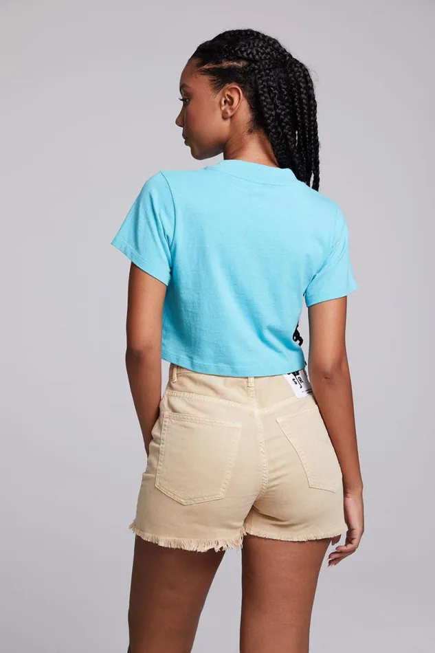 Womens Tops Chaser Brand Balance Crop Tee
