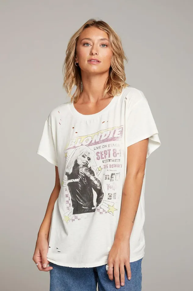 Womens Tops Chaser Brand Blondie New York City Tee