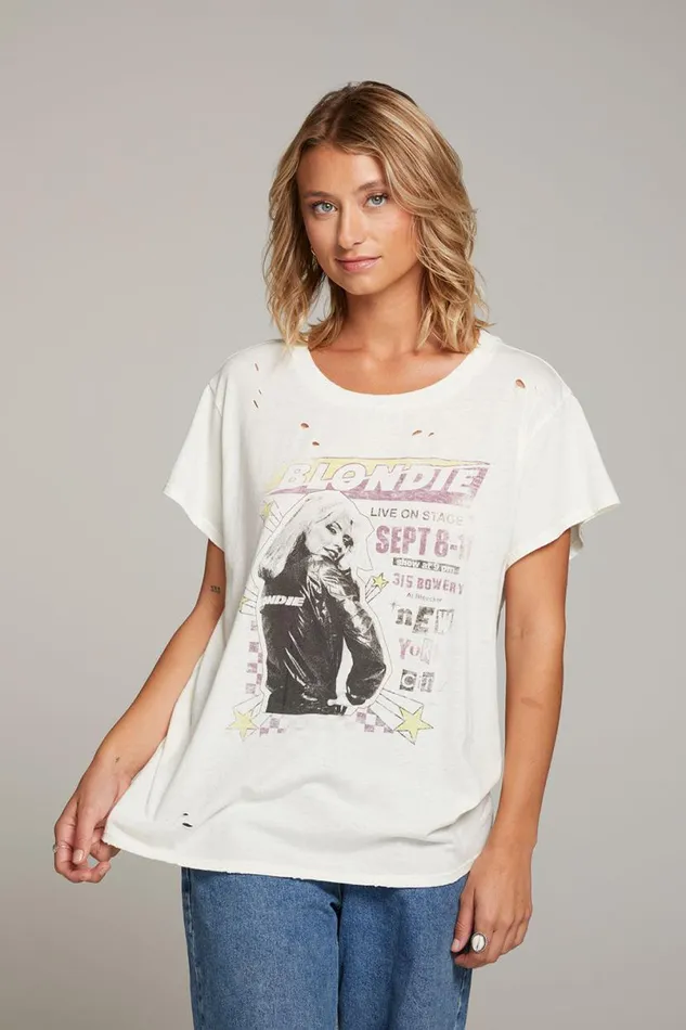 Womens Tops Chaser Brand Blondie New York City Tee