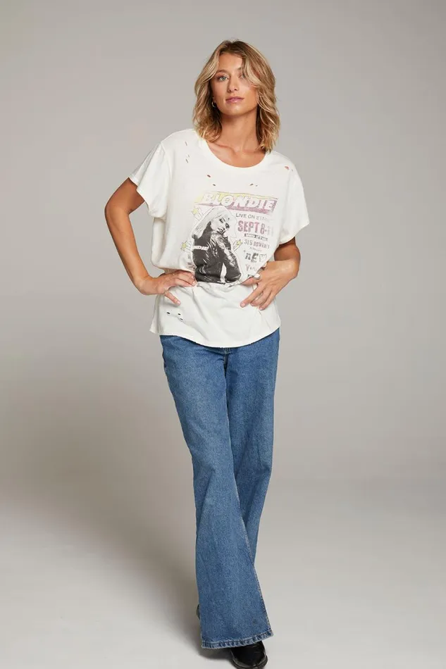 Womens Tops Chaser Brand Blondie New York City Tee
