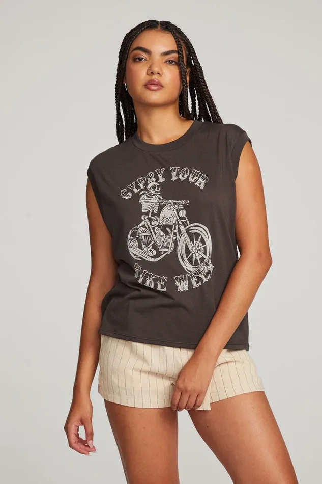 Womens Tops Chaser Brand Gypsy Tour Tank