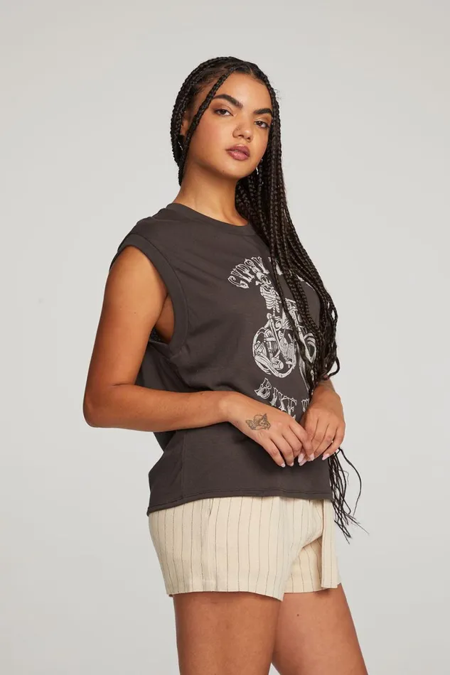 Womens Tops Chaser Brand Gypsy Tour Tank