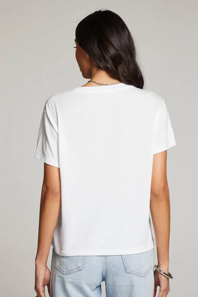 Womens Tops Chaser Brand Rolling Stones Mick and Keith Tee