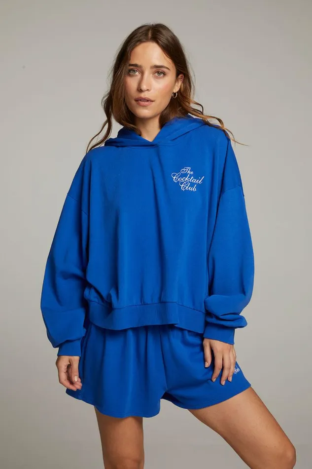 Womens Tops Chaser Brand The Cocktail Club Pullover Hoodie