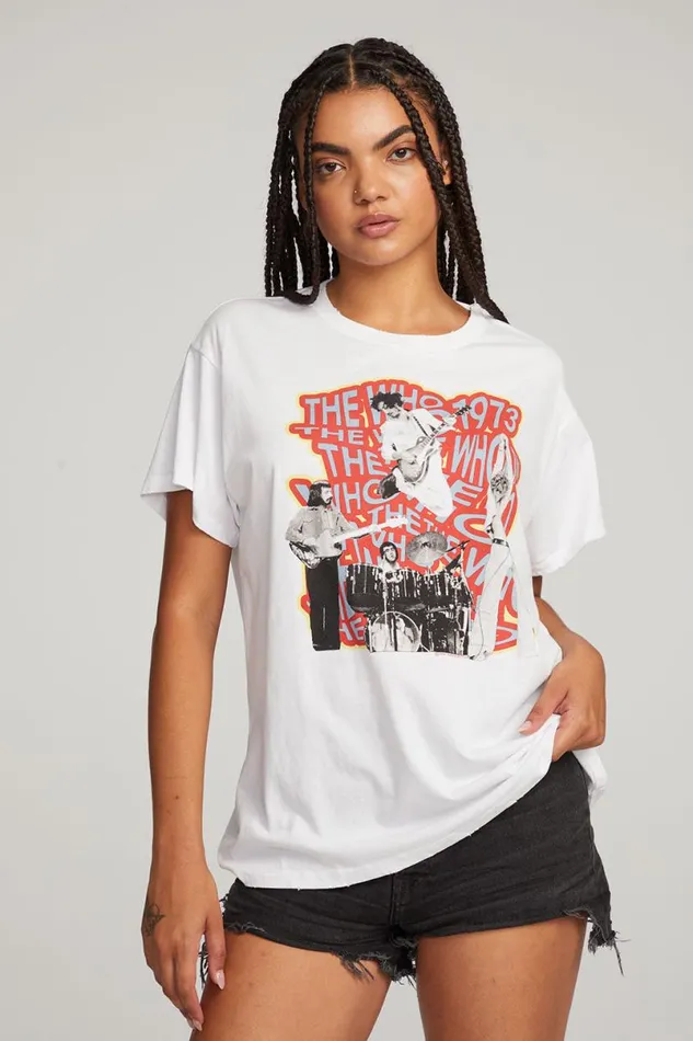 Womens Tops Chaser Brand The Who 1973 Tee