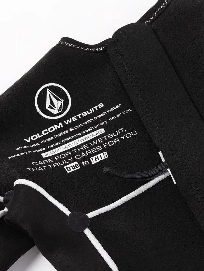 Womens Wetsuits Volcom Modulator 1mm Long Sleeve Back Zip Wetsuit 8211 Black