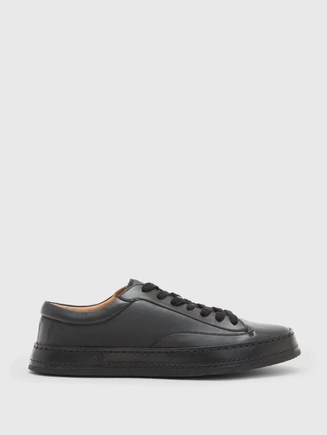 WOOSTER SNEAKER Black ShoesLeather John Varvatos Leather Sneakers