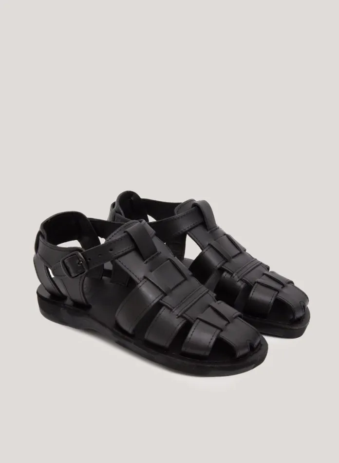 YMC Caged Sandal Black Womens Footwear