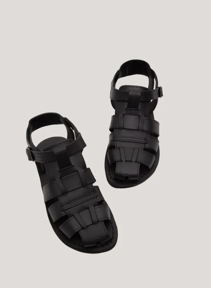 YMC Caged Sandal Black Womens Footwear