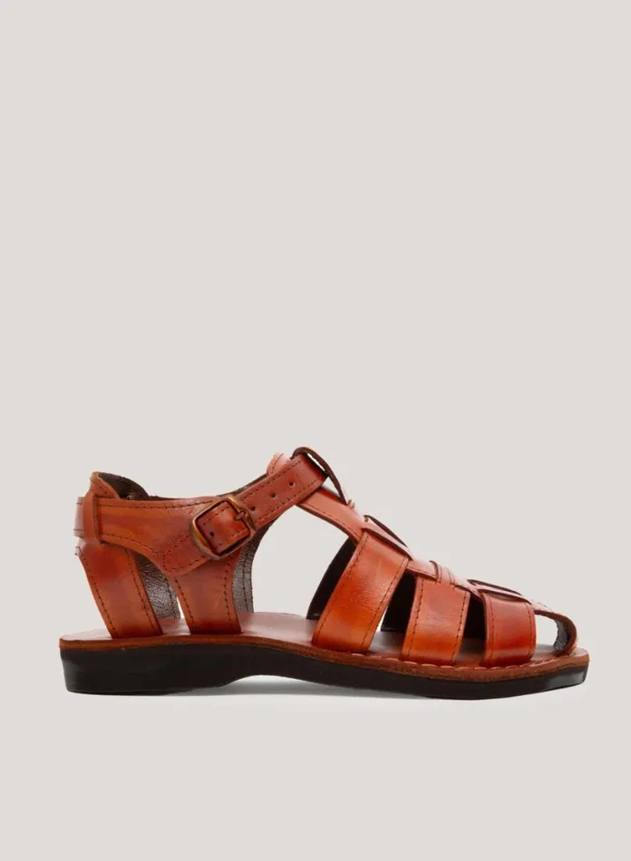 YMC Caged Sandal Brown Womens Footwear