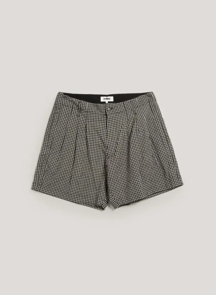 YMC Creole Peg Shorts Black Multi Mens Shorts