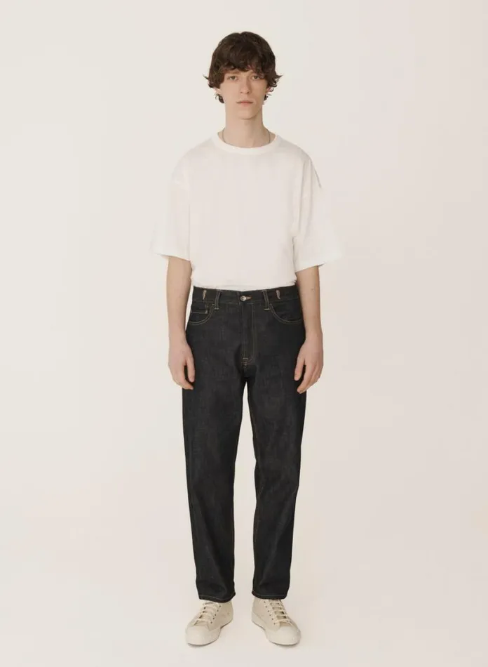 YMC Earth Tearaway Selvedge Denim Jeans Dark Indigo Mens Earth