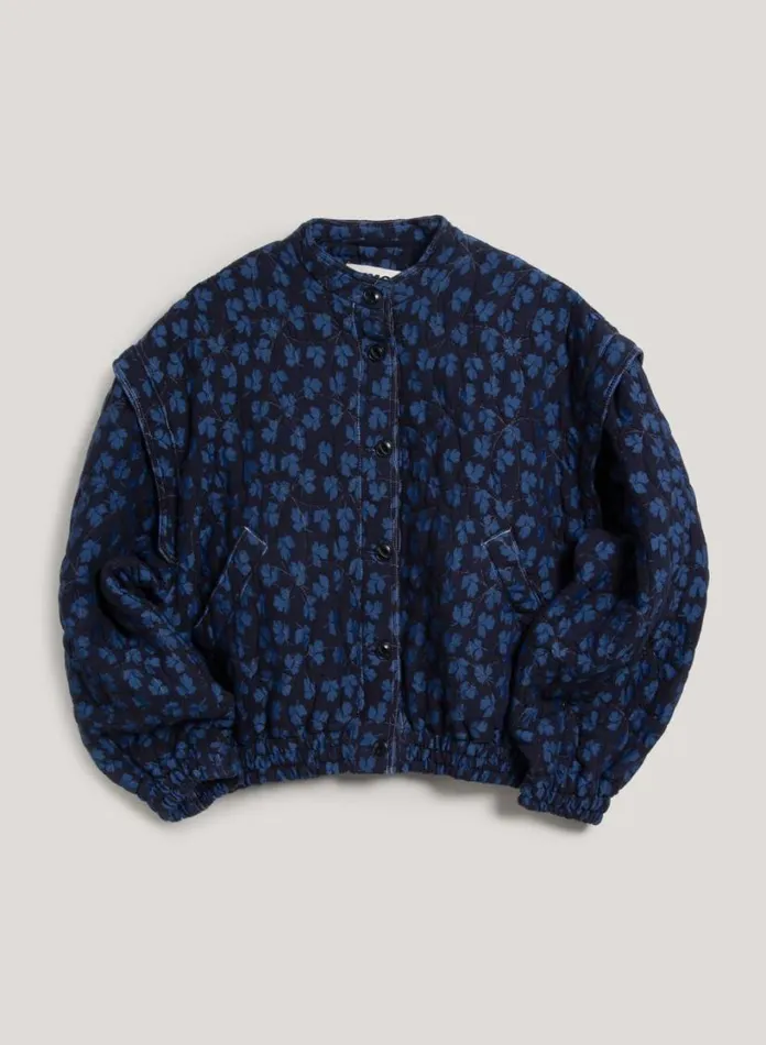 YMC Jordan Jacket Blue Multi Womens Outerwear