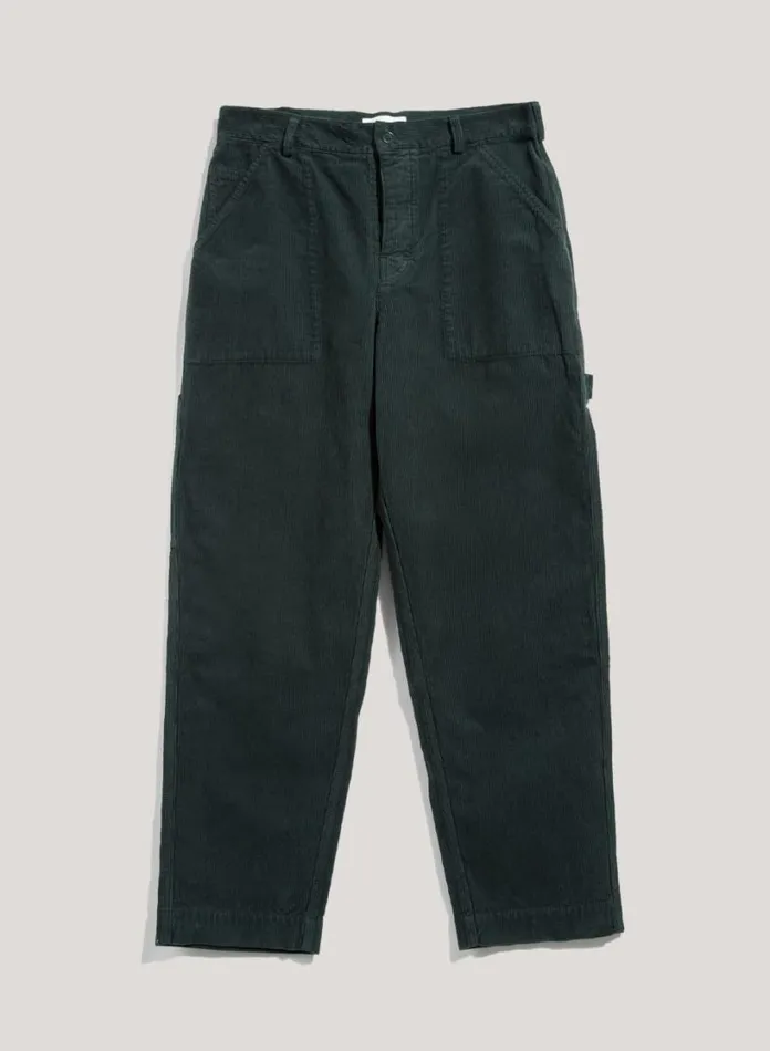 YMC Painter Corduroy Trouser Green Mens Trousers