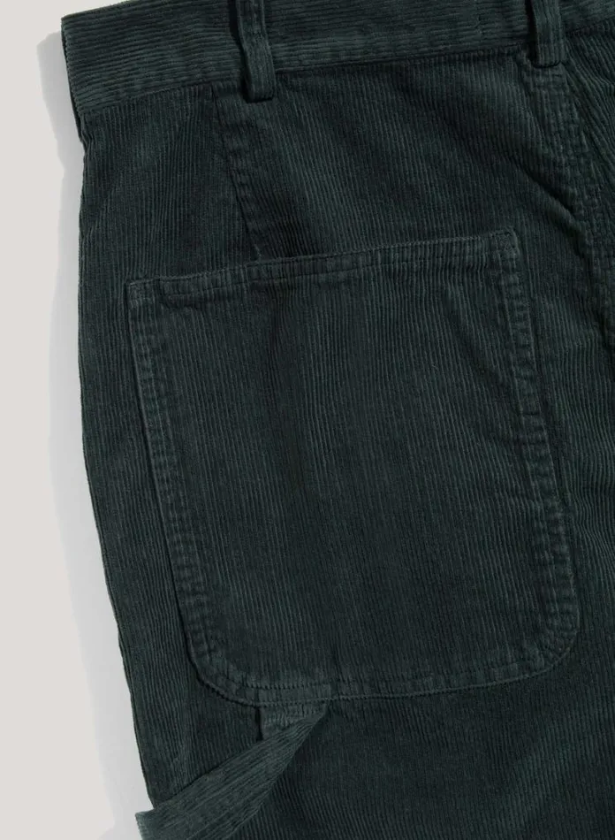 YMC Painter Corduroy Trouser Green Mens Trousers