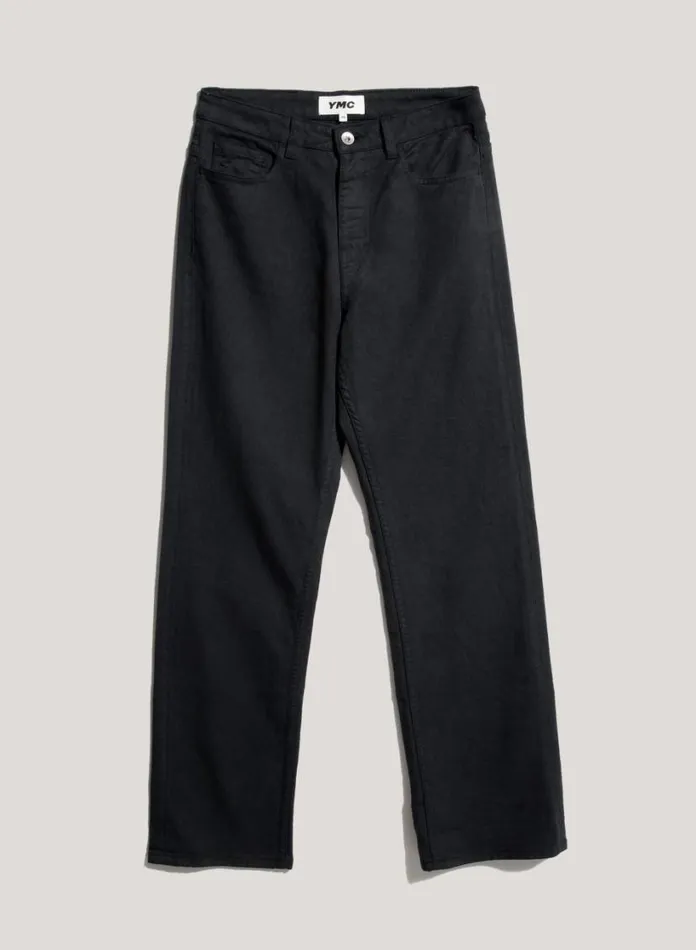 YMC Patti Cotton Twill Jeans Black Womens Trousers