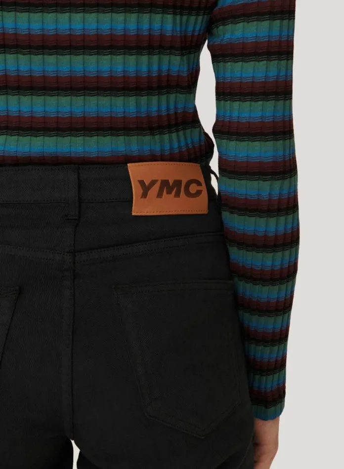 YMC Patti Cotton Twill Jeans Black Womens Trousers
