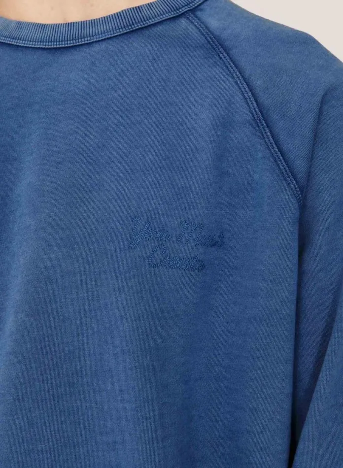 YMC Schrank Sweatshirt Blue Mens Sweatshirts