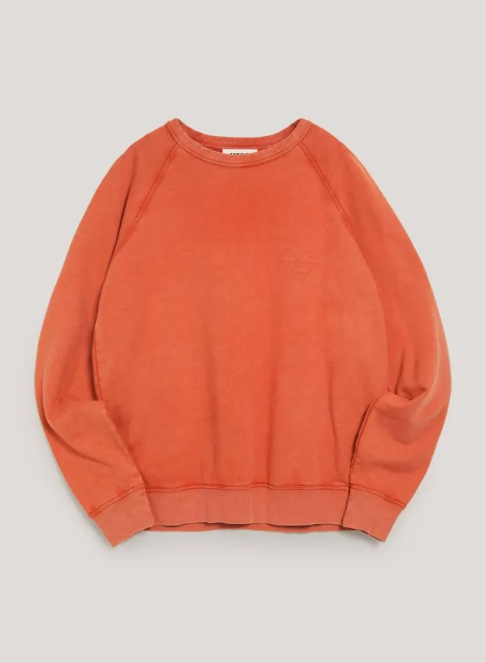 YMC Schrank Sweatshirt Orange Mens Sweatshirts