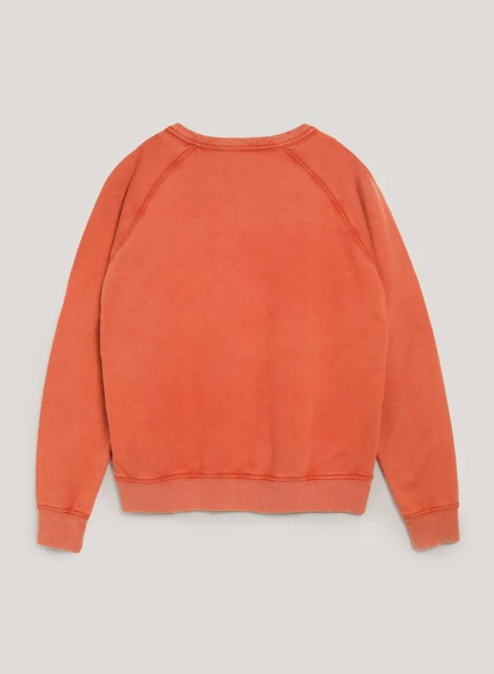 YMC Schrank Sweatshirt Orange Mens Sweatshirts