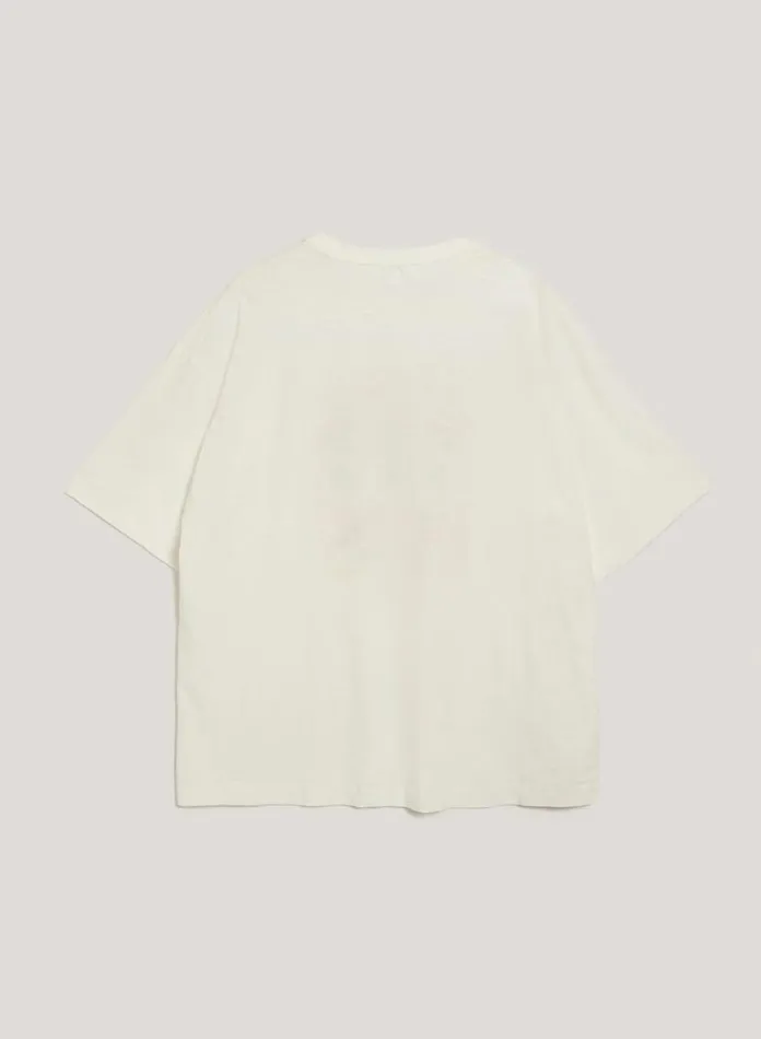 YMC Smile T Shirt White Mens TShirts