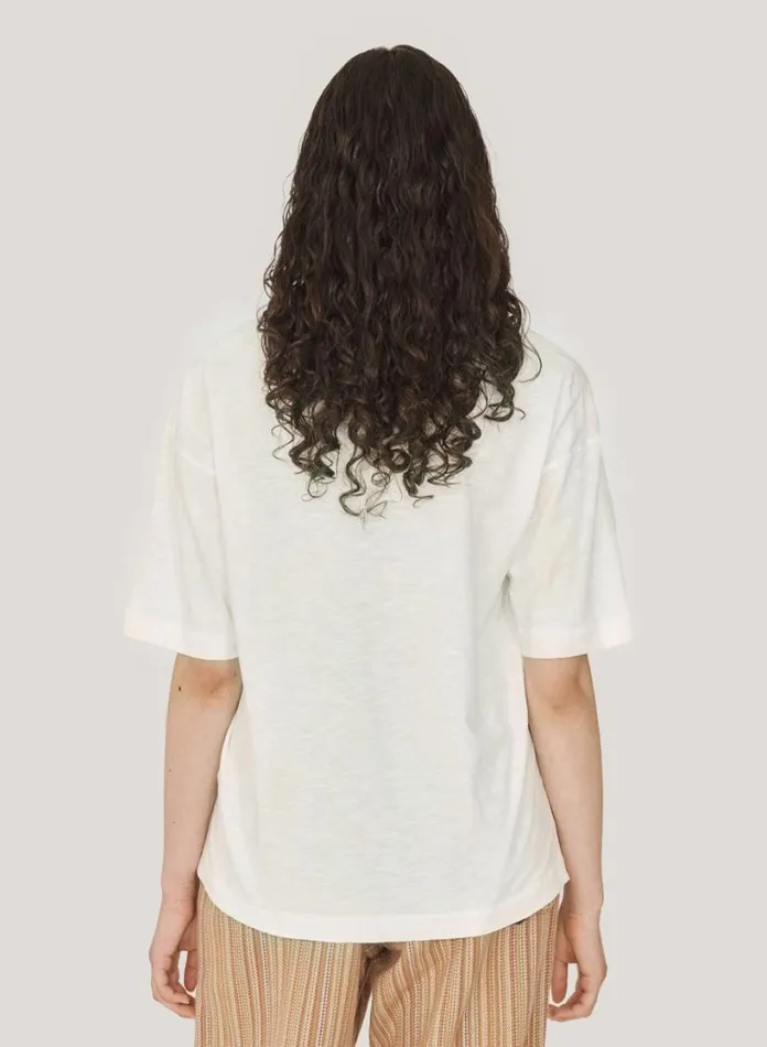 YMC Smile T Shirt White Womens TShirts