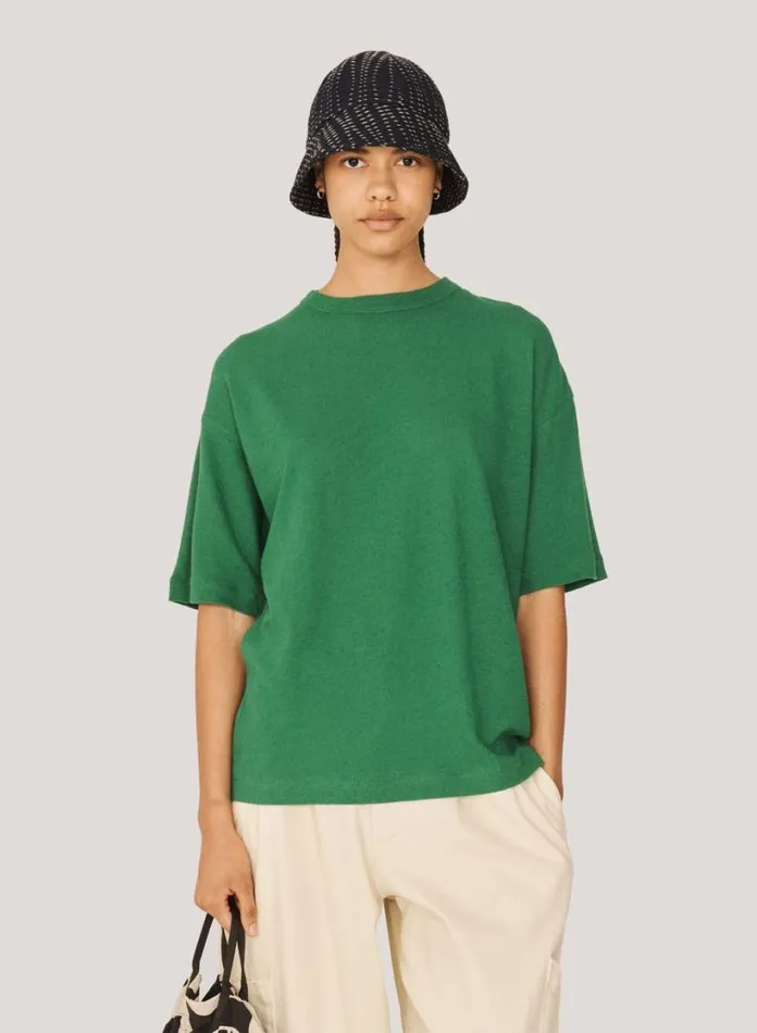 YMC Triple T Shirt Green Womens TShirts