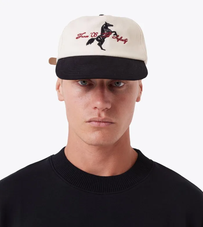 Zanerobe Accessories Men Steed Cap Vintage WhiteBlack