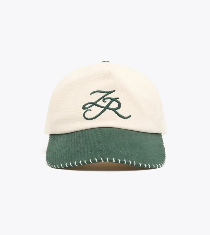 Zanerobe Accessories Men Stitched Emblem Cap Vintage WhiteForest