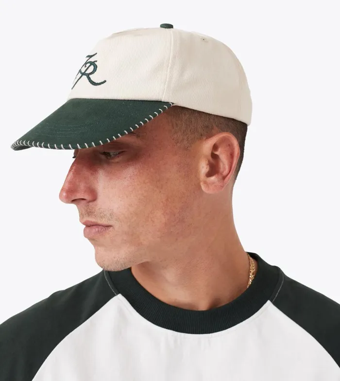 Zanerobe Accessories Men Stitched Emblem Cap Vintage WhiteForest Zanerobe Accessories Men Stitched Emblem Cap Vintage WhiteForest
