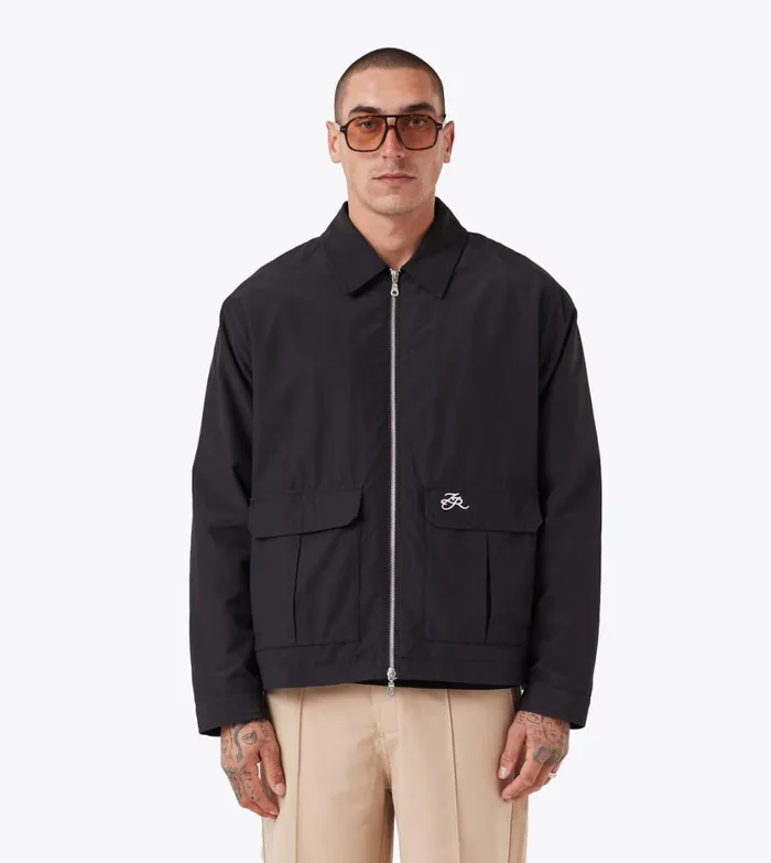 Zanerobe Jackets Men Utility Jacket Black