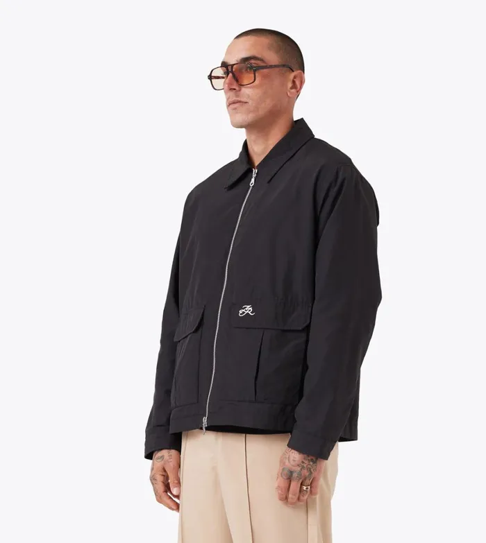 Zanerobe Jackets Men Utility Jacket Black
