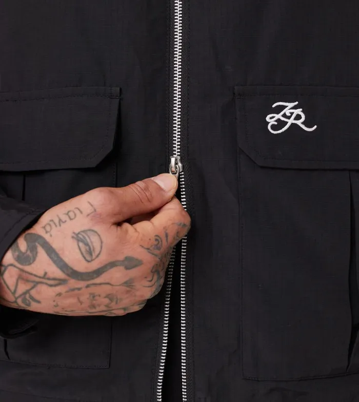 Zanerobe Jackets Men Utility Jacket Black