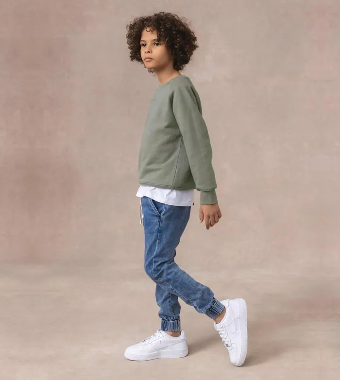Zanerobe Kids Men Kids Smallshot Denim Jogger Essential Blue