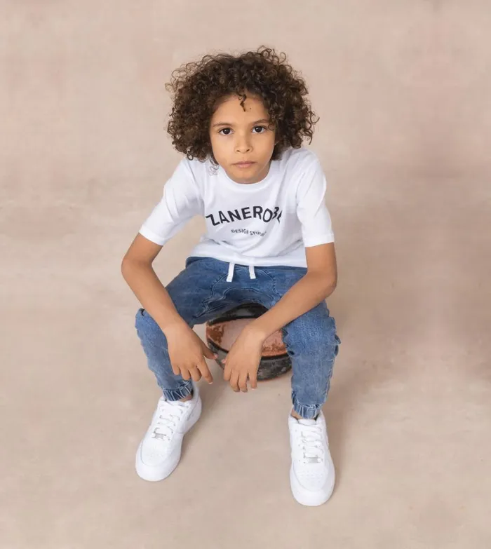 Zanerobe Kids Men Kids Smallshot Denim Jogger Essential Blue