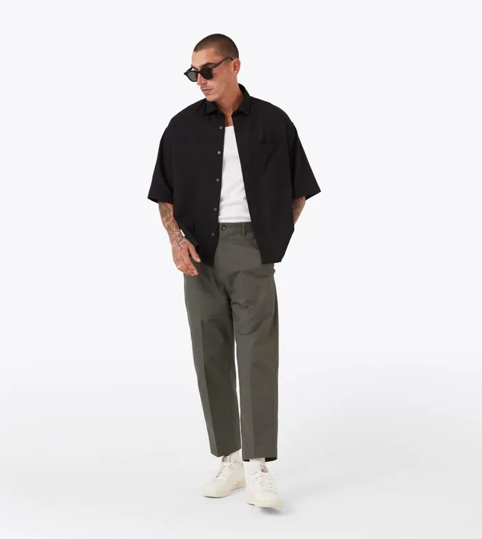Zanerobe Pants Men Box Crop Pant Olive