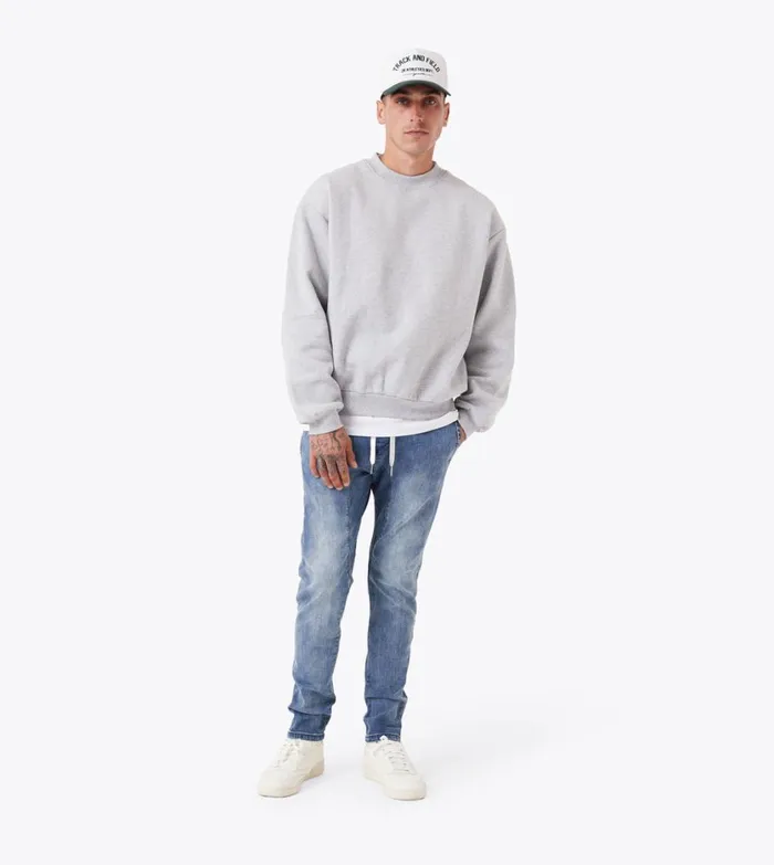 Zanerobe Pants Men Sureshot Denim Chino Dk Blue