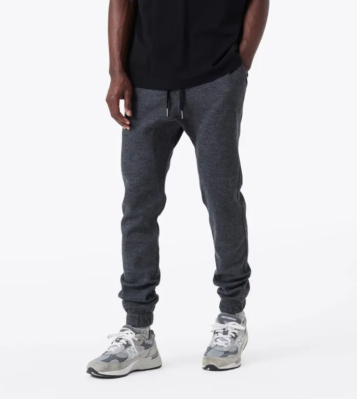 Zanerobe Pants Men Wool Sureshot Jogger Grey Flec