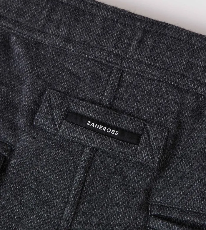 Zanerobe Pants Men Wool Sureshot Jogger Grey Flec